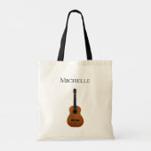 Musical Acoustic Guitar Custom トートバッグ (裏面)