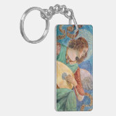 Musical angel playing guitar キーホルダー (正面左)