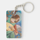 Musical angel playing guitar キーホルダー (裏面)