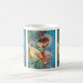 Musical angel playing guitar コーヒーマグカップ (中央)