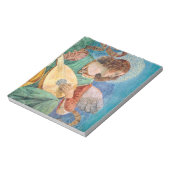 Musical angel playing guitar ノートパッド (回転)