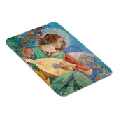 Musical angel playing guitar マグネット (右側)