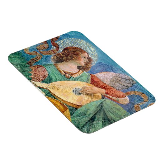 Musical angel playing guitar マグネット (右側)