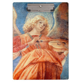 Musical angel playing the violin fresco クリップボード