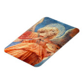 Musical angel playing the violin fresco マグネット (左側)