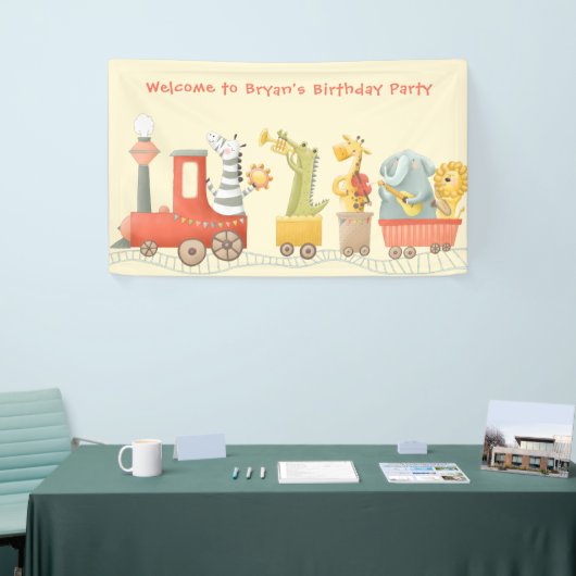 Musical Animal Train Birthday 横断幕 (トレードショー)