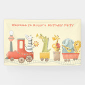 Musical Animal Train Birthday 横断幕 (横)