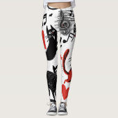 Musical Cat Leggings レギンス (正面)