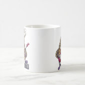 Musical Gnome Guitar Player Playing Guitar Music コーヒーマグカップ (中央)