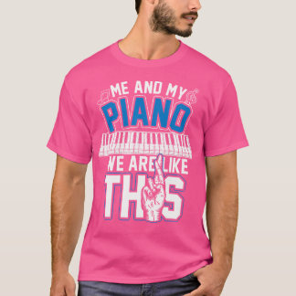 Musical Instrument Music Gifts Pianist Piano Tシャツ