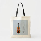 Musical Instrument Violin Personalized  トートバッグ (正面)