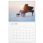 Musical Instruments Calendar – Elegant Photo カレンダー (1月 2026)