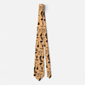 Musical Instruments Men's Neck Tie ネクタイ (正面)