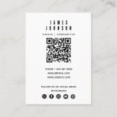 Musical Instruments Music Keyboard Singer Musician 名刺 (裏面)