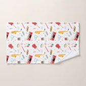 Musical Instruments Music Theme Kids バスタオルセット (ハンドタオル)