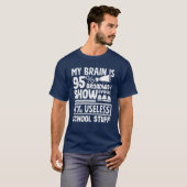 Musical Lover Brain 95 Broadway Show funny Tシャツ (正面フル)