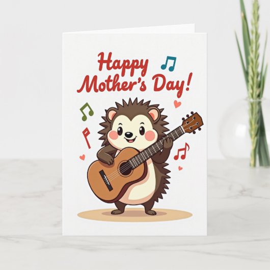 Musical Mothers Day Critter Card カード (正面)