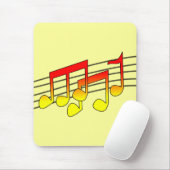 Musical Notesマウスパッド マウスパッド (マウス)