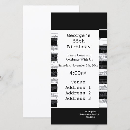 Musical Notes誕生日 (正面/裏面)