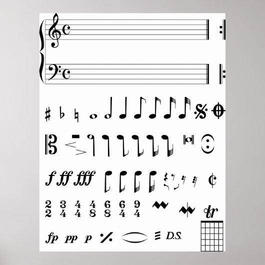 Musical Notes ポスター (正面)