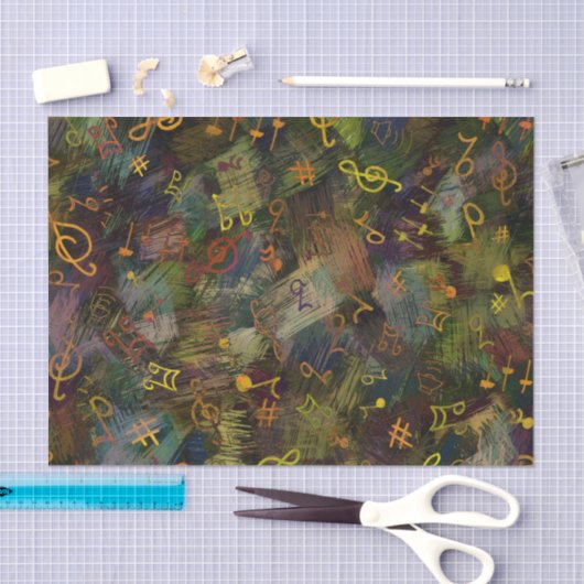 Musical Notes 薄葉紙 (クラフト)