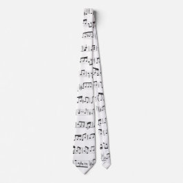 Musical Notes on White ネクタイ