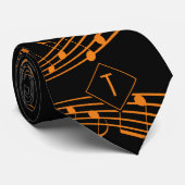 MUSICAL NOTES Staves | Monogram ネクタイ (ロール)