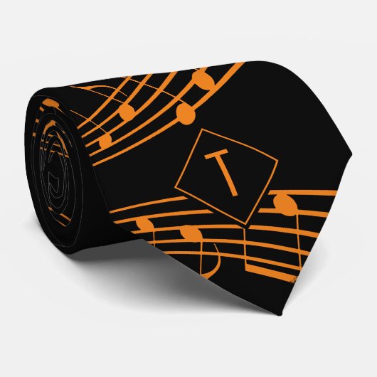 MUSICAL NOTES Staves | Monogram ネクタイ (ロール)