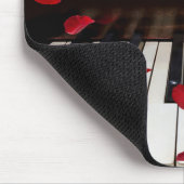 Musical Quote on Piano Keys マウスパッド (コーナー)