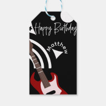 Musical Rock Star Electric Guitar Birthday