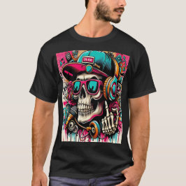 Musical Skull: The Art of Sound and Style Tシャツ