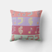 musical symbol pattern クッション (裏面)