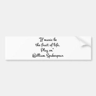 musicFruit バンパーステッカー