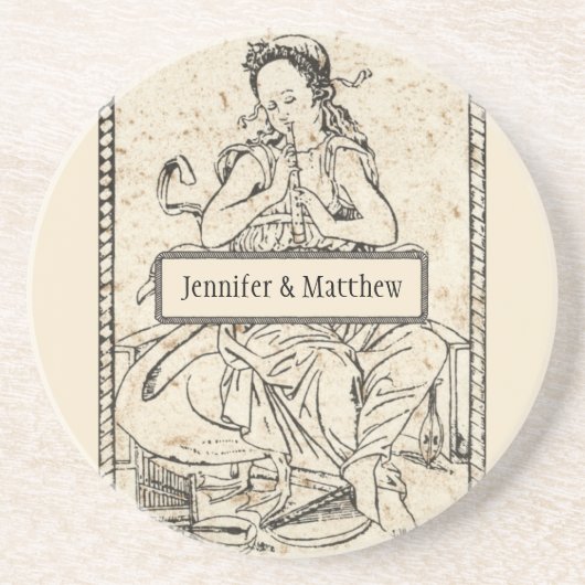 Musicha XXVIのパーソナライズなコースター コースター (正面)