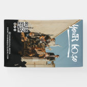 Musician Band Artist Your Logo & Qr Code 横断幕 (横)