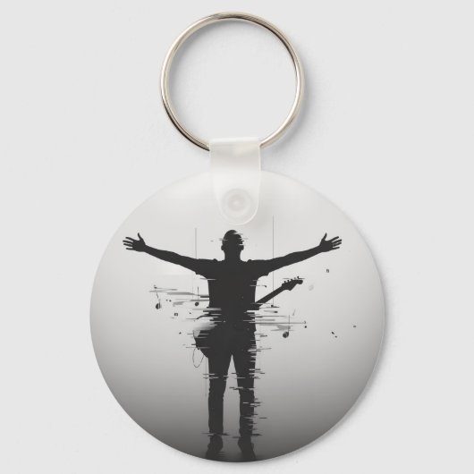 Musician Silhouette キーホルダー (正面)