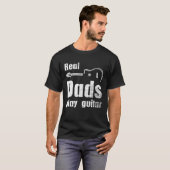 Musicians Guitarists Real Dads Play Guitar Half Gu Tシャツ (正面フル)