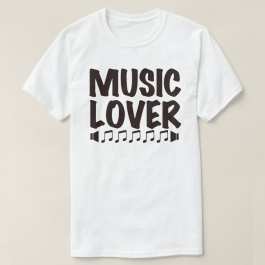MusicLover/T Tシャツ (デザイン正面)