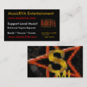 MusicRVA名刺 名刺 (正面/裏面)