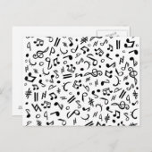 musikノート ポストカード (正面/裏面)