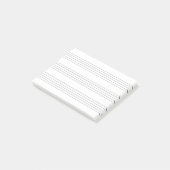 Musik Notenlinien, minimalistisch ポストイット (アングル)