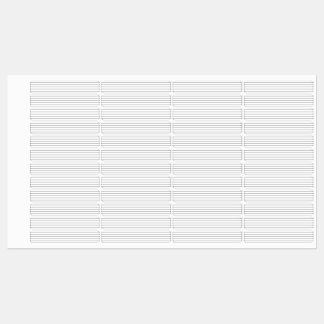 Musik Notenlinien, minimalistische ラベル