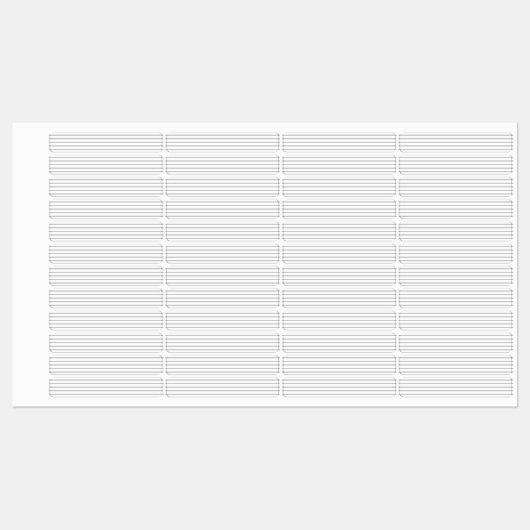 Musik Notenlinien, minimalistische ラベル (シート)