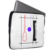 Musikinstrument ラップトップスリーブ (正面右)