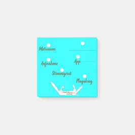 Musikunterricht - Instrumentalunterricht - mit Was ポストイット