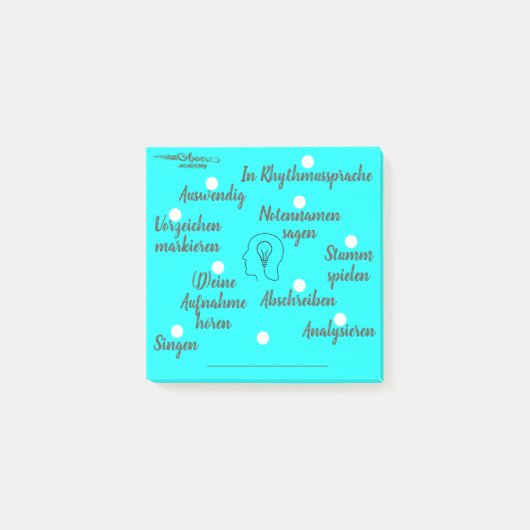 Musikunterricht - Instrumentalunterricht - ohne ポストイット (正面)