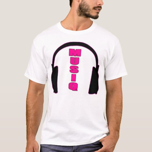 Musiq w/Headphones Tシャツ (正面)