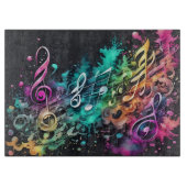 musique graffiti カッティングボード (正面)