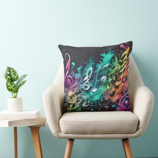 musique graffiti クッション (椅子)