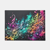 musique graffiti ドアマット (正面)